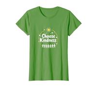Choisissez Le Message de Compassion de l'unité inspirant la gentillesse T-Shirt, Femme, Herbe, S