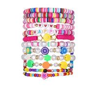 Choix Bracelet Naturelle Jonc Bracelet Classique Bracelet Stackable Charm Kidcore Aesthetic Summer Beach Layering Bracelets Jewelry For Girls Women Teens Inoxydable Homme Connecté En (D, One Size)