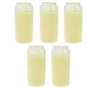 Choix de compositions de Composition, feu funéraire N° 7 Blanc, Bougies pour Feux de Composition, Lampe à Huile et Lanterne funéraire, Weiß, 5