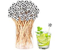 Choix de nourriture pour les amuse-gueules, dents de football pour les amuse-gueules | Long Baseball Soccer Cupcake Toppers Sandwich Sandwich Pockets | Décorations de fête d'anniversaire de vacances,