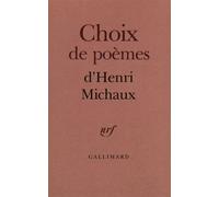 Henri Michaux – Choix de poèmes – Gallimard – Livre