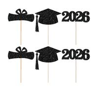 Choix De Remise De Diplôme - 2026 Décorations Artisanales Florales, Table De Gâteau De Célébration, Arrangement De Solution | Fournitures De Fête De Remise De Diplôme Pour Activités Scolaires,