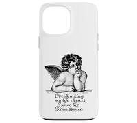 Choix de Vie Ange Humour Sarcastique Cupidon Ironie Coque pour iPhone 13 Pro Max