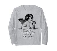 Choix de Vie Ange Humour Sarcastique Cupidon Ironie Manche Longue