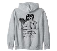 Choix de Vie Ange Humour Sarcastique Cupidon Ironie Sweat à Capuche