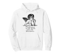 Choix de Vie Ange Humour Sarcastique Cupidon Ironie Sweat à Capuche