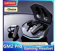 Choix Lenovo GM2 Pro sans fil Bluetooth 5.3 écouteurs jeu faible latence double Mode musique écouteurs sport dans l'oreille casque avec micro GM2 Pro White