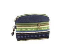 Choix pour hommes et enfants style ethnique sac à main en tissu clés coton petit motif ethnique porte-monnaie porte-monnaie sac à main sac de maquillage rouge - vent ethnique LQ, Vert - Victoire