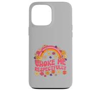 Choke Me Respectfully Retro Floral Rainbow Humour Adulte Coque pour iPhone 13 Pro Max