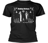Choking Victim No Gods No Manager LY Men T Shirt Mens Black XL