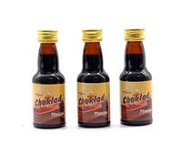 Choklad 3x25 ml - sans alcool, Essence de Vodka, Arôme pour gâteau