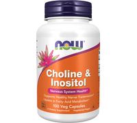 Choline 250 mg & Inositol 250 mg 100 gélules végétales Now Foods