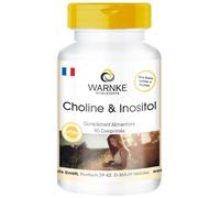 Choline avec inositol - végétalien - 90 comprimés | Warnke Vitalstoffe - Qualité des pharmacies allemandes