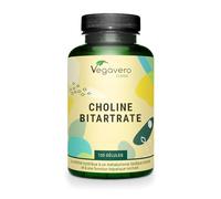 Choline Bitartrate 1400 mg | Biodisponibilité Élevée | Detox Foie | 120 Gélules | Vegan & Sans Additifs | Vegavero®