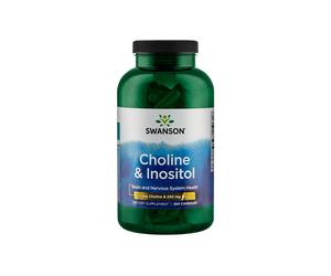 Choline & Inositol 250 Capsules Swanson Health Products
