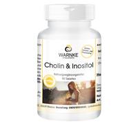 Choline & Inositol - 90 Comprimés | 100 mg / 250 mg | Vegan | Warnke