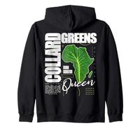 Chollard Greens Queen Soul Food Heritage Africa Leaf Sweat à Capuche