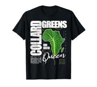 Chollard Greens Queen Soul Food Heritage Africa Leaf T-Shirt