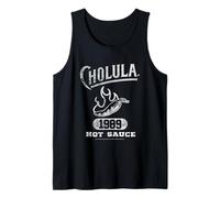 Cholula Vintage Varsity Pepper Since 1989 Hot Sauce Débardeur