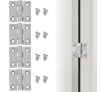 Chômes en acier inoxydable, charnières en bateau de 4pcs, 2 x 2 pouces de qualité marine en acier inoxydable anti-rust