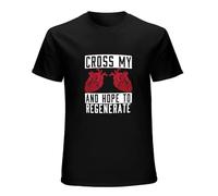 CHONG NA DUO Cross My Hearts Mens T-Shirt - Regenerate - Doctor - Dr - David Tennant - Gift Size L