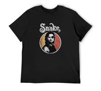 CHONG NA DUO Escape from York Movie Snake Bust Photo Kurt Russell Mens Cotton Tshirt Size L