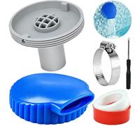 CHONGQILAO Buse de Remplissage de Piscine, Buse Refoulement Piscine, Buse de Sortie de Piscine, Buse d'entrée de Piscine 32 mm, Raccord de Buse D'Entrée pour Intex Bestway Piscine Spa Bec Accessoires
