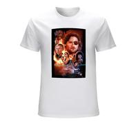 CHONGSUIXIN Escape from New York V8 Kurt Rsell Mens T-Shirt Movie Poster XL