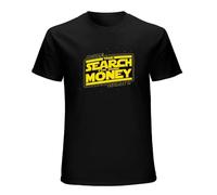 CHONGSUIXIN Short Sleeve Mens T-Shirt Spaceballs 2 The Search for More Money Tshirt Unisex - Funny, Movie, 80S Shirt Top Size XL