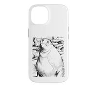 Chonkers The Massive 2000-Pound Sea Lion Ink Sketch Coque pour iPhone 14