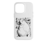 Chonkers The Massive 2000-Pound Sea Lion Ink Sketch Coque pour iPhone 14 Pro Max