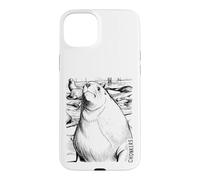 Chonkers The Massive 2000-Pound Sea Lion Ink Sketch Coque pour iPhone 15 Plus