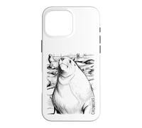Chonkers The Massive 2000-Pound Sea Lion Ink Sketch Coque pour iPhone 16 Pro Max