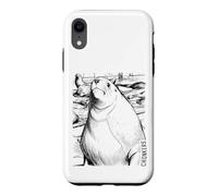 Chonkers The Massive 2000-Pound Sea Lion Ink Sketch Coque pour iPhone XR