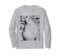 Chonkers The Massive 2000-Pound Sea Lion Ink Sketch Manche Longue