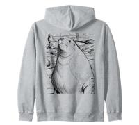 Chonkers The Massive 2000-Pound Sea Lion Ink Sketch Sweat à Capuche