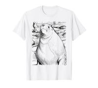 Chonkers The Massive 2000-Pound Sea Lion Ink Sketch T-Shirt