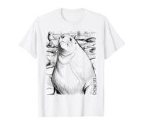 Chonkers The Massive 2000-Pound Sea Lion Ink Sketch T-Shirt Graphique avec Valeur