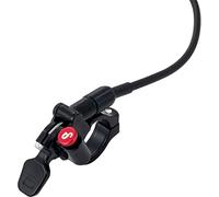 Chooee Levier de verrouillage de vélo,Levier de verrouillage à distance,Levier de verrouillage de vélo pour Rockshox Suntour SR XCM XCR EPICON EPIXON Fox Radion Fourche avant Rouge