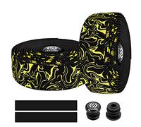 Chooee Lot de 2 bandes de guidon de vélo de route Jaune