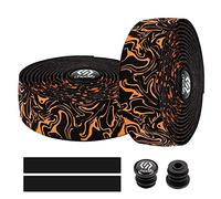 Chooee Lot de 2 bandes de guidon de vélo de route Orange