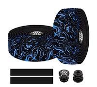 Chooee Lot de 2 bandes de guidon pour vélo de route, bleu