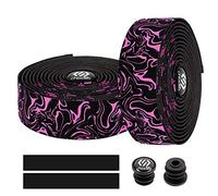 Chooee Lot de 2 bandes de guidon pour vélo de route, rose