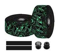 Chooee - Lot de 2 rouleaux de bandes adhésives pour guidon de vélo de course, vert