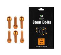Chooee Lot de 6 boulons pour guidon de vélo, M5 x 18 mm, Orange
