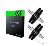 Chooee V-Brake Lot de 2 paires de patins de frein 70 mm pour Shimano Noir