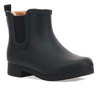 Chooka Femme Bottines Chelsea imperméables en Peluche Botte de Pluie, Delridge Noir, 38 EU