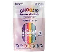 Choolip Squeeze Vita Stick Friandises pour chiens et chats, 7 barres de support différentes avec multivitamines essentielles