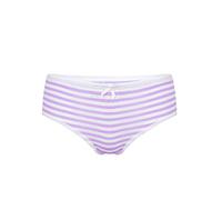 Choomomo Slip Fille Femme Culotte en Coton Impression Rayure Mignon Style Japonais Taille Basse avec Noeud Mini Boxer Extensible Short Caleçon Underwear Lavande Taille Unique
