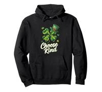 Choose Kind Puzzle Shamrock - Autism Awareness Irish Clover Sweat à Capuche